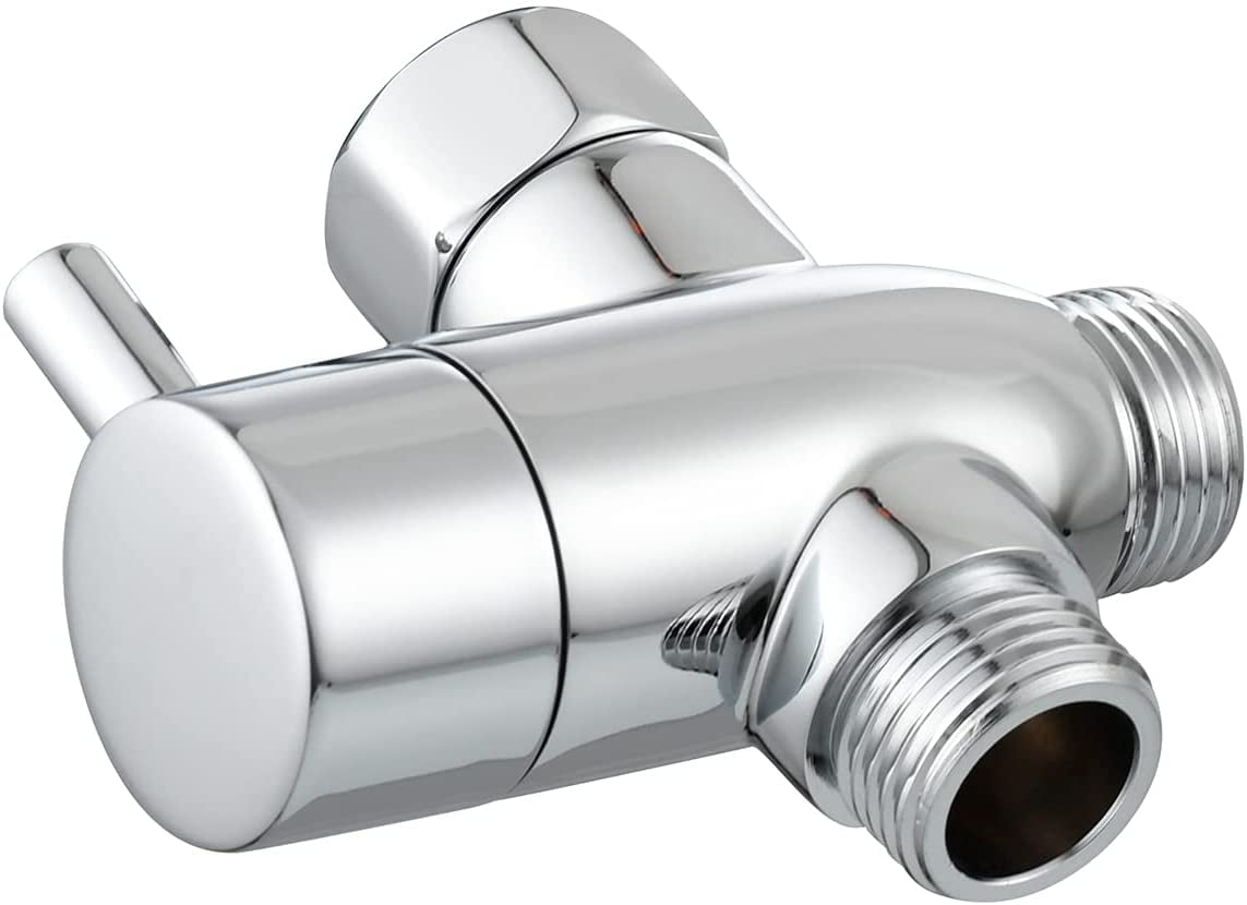 Y Shower Diverter,Shower Diverter Valve,Brass G30 / 30" Shower Diverter Valve  with Shut-Off Function, Used to fix Shower Bathtub Faucet Diverter Shower
