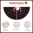 thumbnail image 3 of Fotbe Spider On The Web Pattern Christmas Tree Skirt, Tree Skirts Plush Christmas Decorations, Christmas Tree Skirts Xmas Decorations Holiday Party Decor-36", 3 of 6