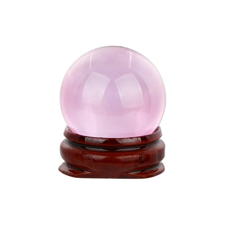 

HOT!30mm Natural Quartz Magic Crystal Ball Healing Ball Sphere and Stand