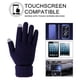 thumbnail image 4 of 2 pares de guantes de invierno para mujer con pantalla táctil, guantes de punto cálidos con forro de lana, puños elásticos, guantes de punto de invierno, 4 of 5