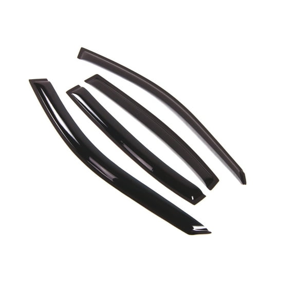 Tuningpros WD2-044 Outside Mount Window Visor Deflector Rain Guard Dark Smoke 4 Pcs Set For 1997-2003 Chevrolet Malibu