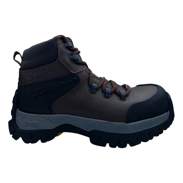 Bota Industrial Jeep Modelo 3560 Con Casquillo Color Café