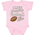 thumbnail image 3 of Inktastic Poppop Football Watching Grandson Boys or Girls Baby Bodysuit, 3 of 5