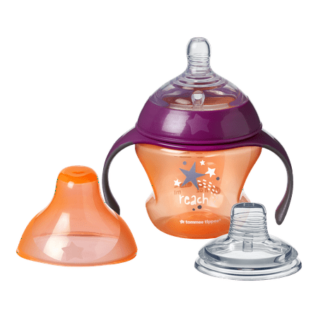 Tommee Tippee First Sips Soft Transition Cup, 4+ months – 5oz, 1ct (Colors May (Best Way To Transition From Bottle To Sippy Cup)