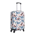 thumbnail image 3 of Balery Luggage Cover Retro Butterfly Print Suitcase Covers for Luggage Elastic Washable Suitcase Protector Fits 18-32 Inch Luggage-Small, 3 of 9