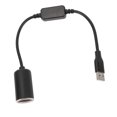 thumbnail image 1 of Cable De Alimentación, Adaptador Compacto De 11,8 Pulgadas De Longitud, 12V, 8W, USB Macho A Encendedor De Cigarrillos, Para Tiras De Luces LED De Coche, 1 of 7