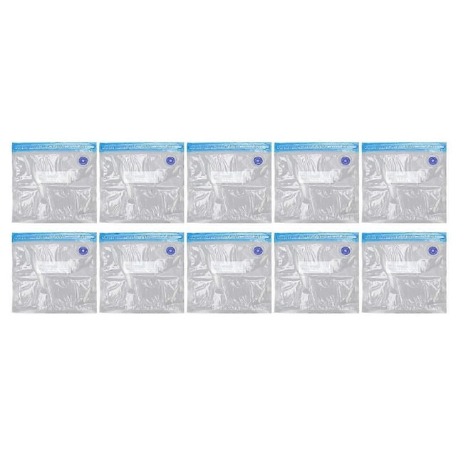 10pcs Food Vacuum Bag 22x21cm Household Thickened Transparent Food Grade Vacuum Sealer Bag for Kitchen