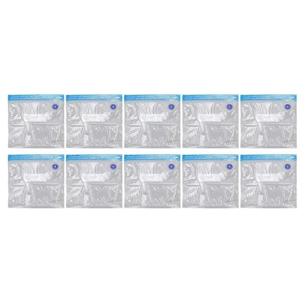 10pcs Food Vacuum Bag 22x21cm Household Thickened Transparent Food Grade Vacuum Sealer Bag for Kitchen