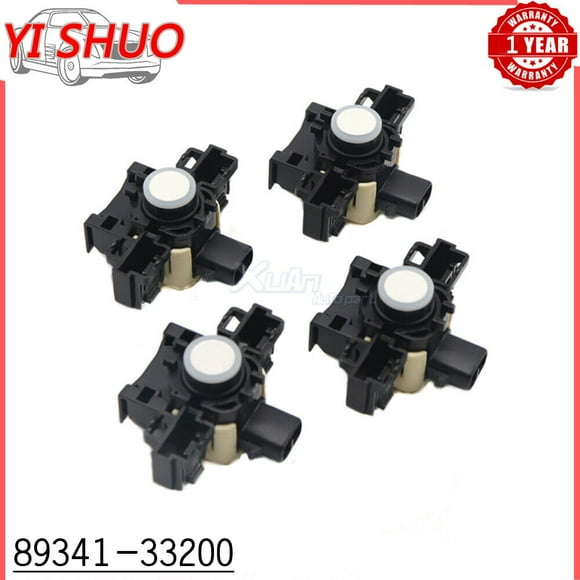 4PCS white 89341-33200 PDC for Lexus CT200h ES300h ES350 Backup Parking Sensor