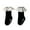 A-Black58, variant on JAJAHO Toddler Baby Girls Crew Socks With Ruffle Lace Trim Non- Walking Stockings 0-2T Girl Comfortable Sock