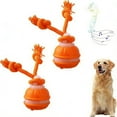 thumbnail image 1 of Interactive Automatic Dog Ball with Rope for Small Dogs, Rechargeable Blue Tug Toy, 1 of 6