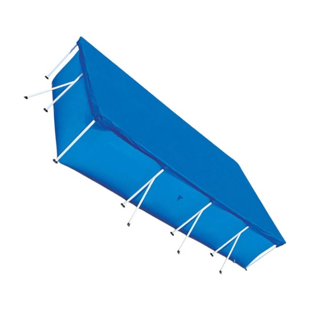 bedienty Rectangle Pool Cover Multifunctional for above Pool Ground Family 224cmx154cm Cover Pool Blue 304x205cm