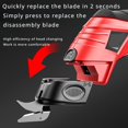 thumbnail image 4 of 4.2V Electric Scissors for Cloth Carpet Leather USB Rechargeable Leather Trimming Scissors Cordless ,Easy to Use, 4 of 6