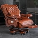 thumbnail image 2 of Dermis Boss Luxury Office Chairs Commerce Solid Wood Massage Swivel Office Chairs Household Chaises De Bureau Furniture WZ My Lux Decor Round, 2 of 14