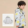 thumbnail image 4 of MXIEZI Kids Winter Down Cotton Coats Light Puffer Padded Jacket with Printed Hood Fleece Lined and Warm Outerwear for Boys and Girls Sizes 2-12 Years old, 4 of 9