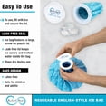 thumbnail image 4 of Relief Pak English-Style Ice Bag / Pack Cold Therapy to Reduce Swelling, Decrease Pain and Offer Cold Compression Relief from Bruises, Migraines, Aches, Swellings, Headaches and Fever, 6" Diameter, 4 of 4