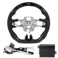 thumbnail image 2 of Fiber Carbon Fiber Steering Wheel LED  Lights Display Fit for   V6 EcoBoost GT Shelby 2015-2017, 2 of 8