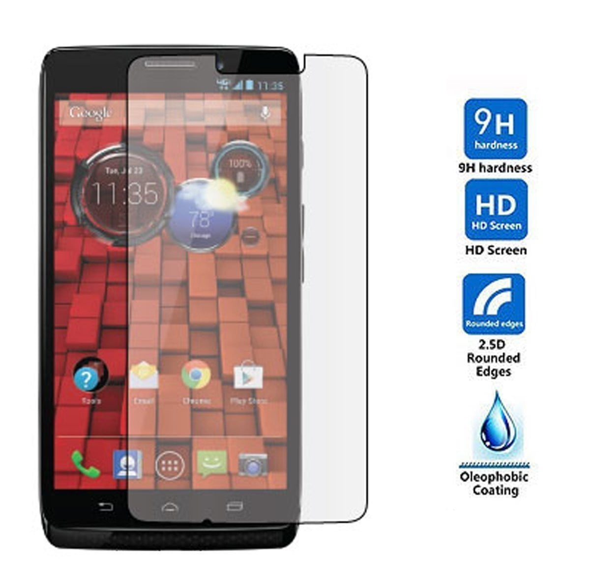 LG V20 Tempered Glass Screen Protector Scratch Free Ultra Slim 0.3mm