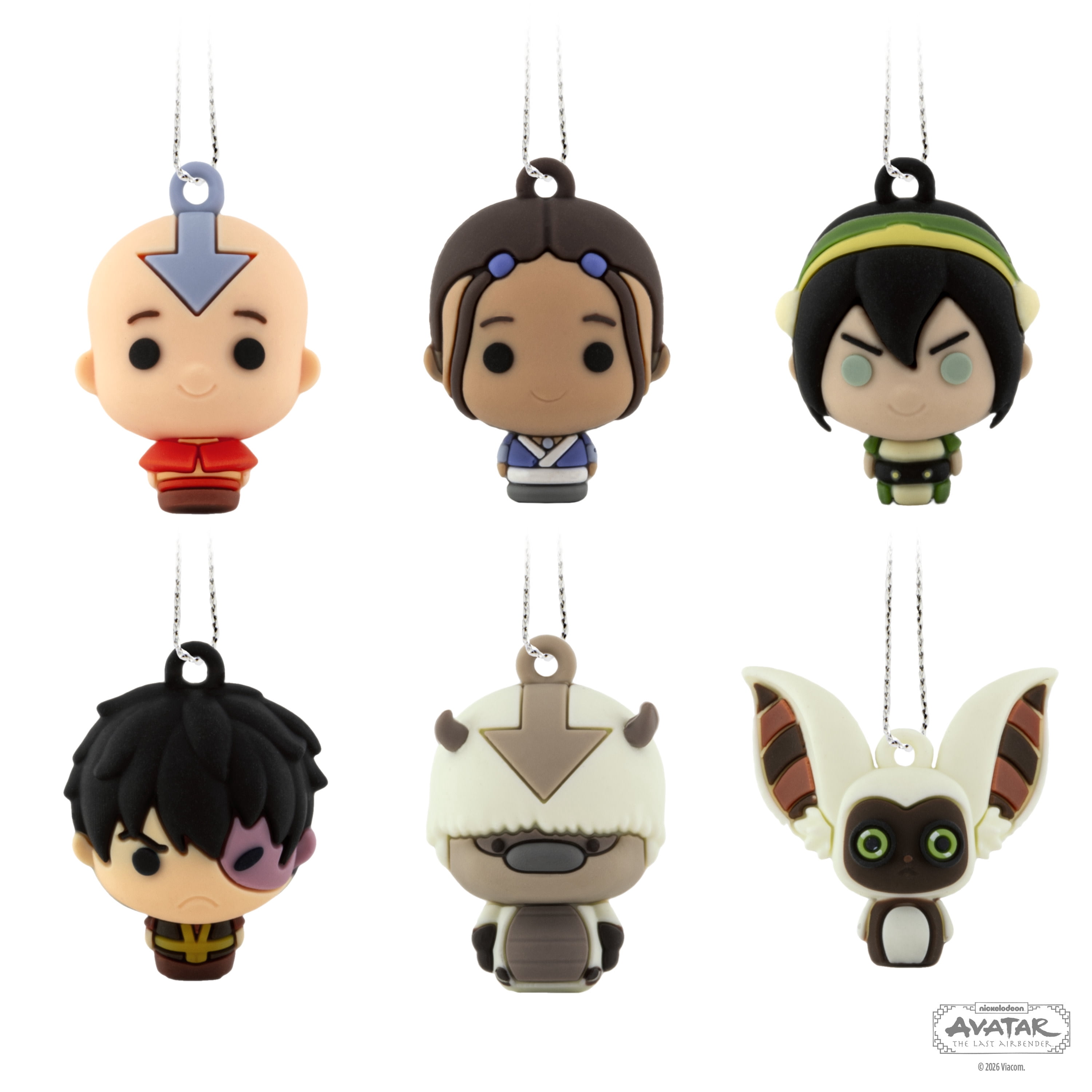 Hallmark Mini Ornaments (Avatar: The Last Airbender), Set of 6, 1 Count