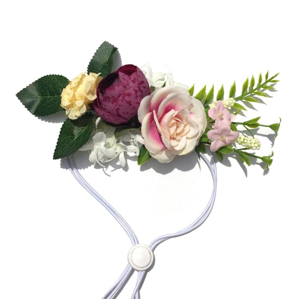 Hkitchen Dogs Beach Holiday Photography Prop Beautiful Headwear Fashion Simulation Flower Ring Hoop Headband Necklace Walmart Com