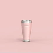 Thermos ICON Series Insulated Tumbler, 16oz, Hot 6 Hrs/Cold 12 Hrs, Dura-Seal Lid, Pink