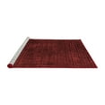 thumbnail image 2 of Ahgly Company Machine Washable Indoor Rectangle Abstract Red Modern Area Rugs, 2' x 4', 2 of 4