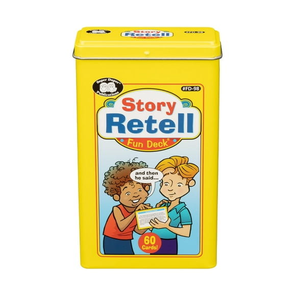 Mazo divertido de Flash Cards Super Duper Story Retell Comprehension