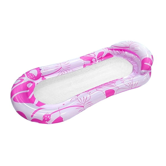 Tdxkok Inflatable Floating Raft Bed,Foldable Mesh Water Hammock for Adults,Portable Pool Lounge Float for Swimming Pool,Beach,Lake and Summer Water Relaxation