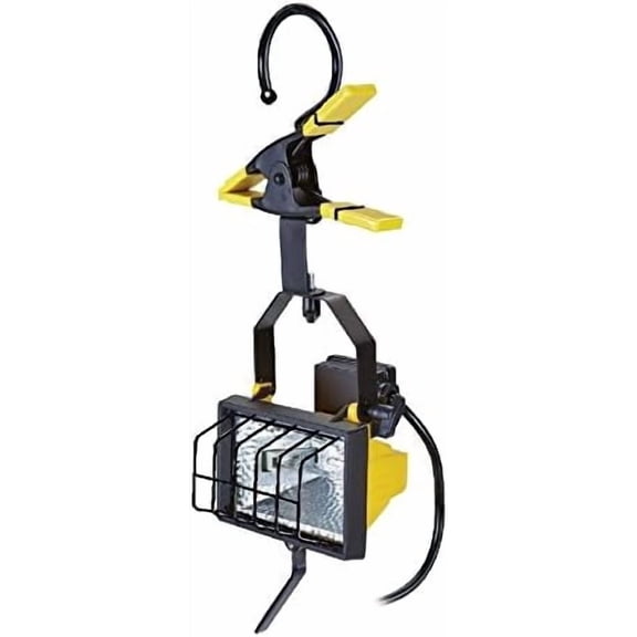 Ultra Bright 150 Watt Work Site Construction ToolPortable Halogen Clamp Light for Painting Plumbing and All Kinds of Repair Jobs Shop Garage$$Tools & Hardware Other