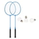 thumbnail image 5 of 2 raquetas de bádminton, volante de bádminton, raqueta de tenis profesional con 3 Azul, 5 of 8