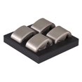 thumbnail image 2 of Bandeja organizadora para joyería y reloj Yinane Soporte de exhibición para pulsera hombre elegante Almacenamiento Negro 4 almohadas, 2 of 8