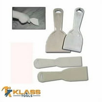 4 Piece Plastic Putty Knife Set, 1-1/2", 2", 3", 4" By Klasstools