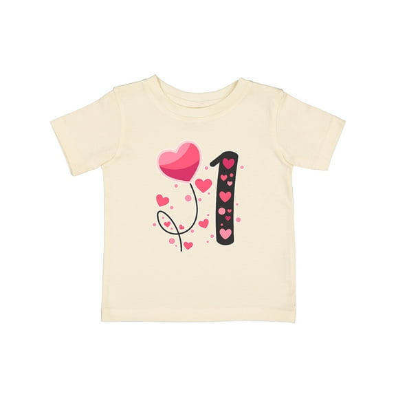 Inktastic Valentine's Day First Birthday Boys or Girls Baby T-Shirt