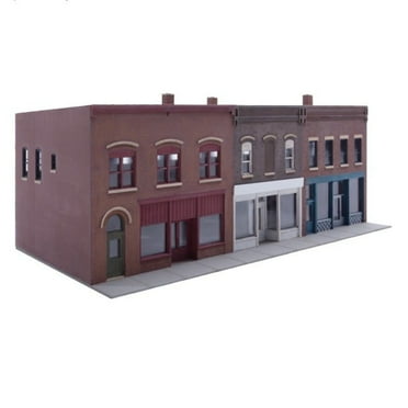 DISC Walthers Cornerstone® Merchant's Row VI Structure Kit, HO Scale