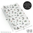 thumbnail image 2 of Sweet Jojo Designs Modern Dinosaurs Multicolor Changing Pad Cover Sheet, 2 of 6