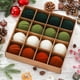 thumbnail image 4 of Wmhnj Juego de 16 adornos navideños de terciopelo con caja de regalo para decoracin del rbol., 4 of 9