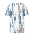 thumbnail image 4 of Lorytime Women T Shirts Short Sleeve Shirt Square Neck Trendy Tee Hawaii Ruffle Loose Casual Clothes Khaki S, 4 of 5