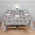 thumbnail image 3 of Animal Beagle Cute Dog Square Tablecloth,Waterproof Square Table Cover,Wipeable Spillproof Washable Table Cover for Home Kitchen Party Decor 52"x52"(132x132cm), 3 of 6
