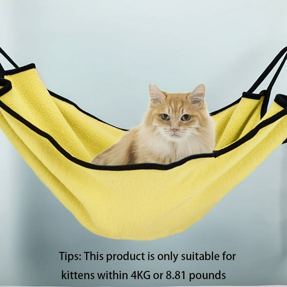 Dabei Comfy Cat Hammock - Hanging Bed Swing for Cats, Kittens - Soft and Durable Pet Bed House - Perfect Toy and Resting Spot for Your Feline Friend