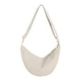 thumbnail image 6 of Crossbody Bag Sling Crescent Bags for Women Men Trendy Corduroy Small Shoulder Bag Purse Dumpling Casual Handbag with Adjustable Strap Beige, 6 of 7