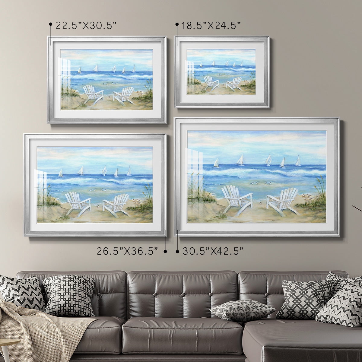 Seaside Escape Premium Framed Print - Ready to Hang