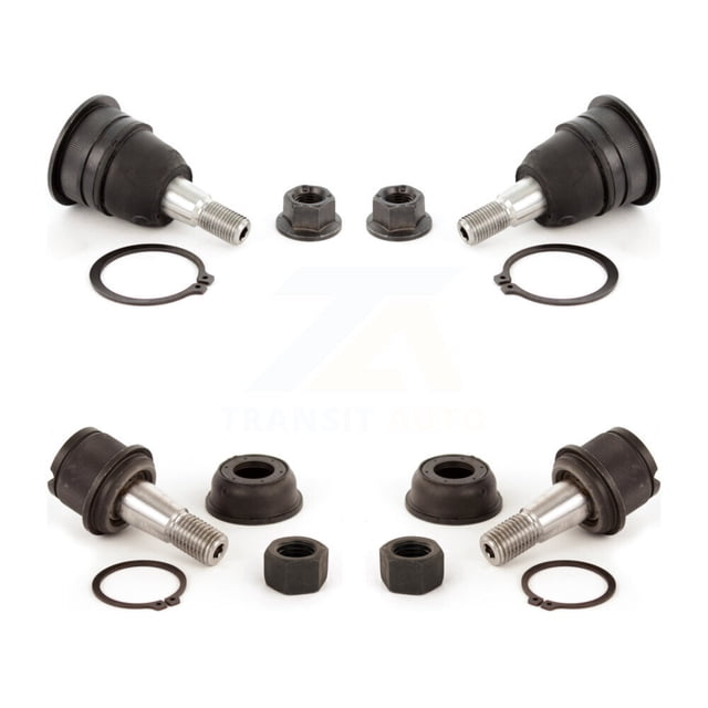 TOR Front Lower & Upper Suspension Ball Joints Kit for Car Dodge Ram 1500 3500 - Left Right Side (Driver Passenger) KTR-103042