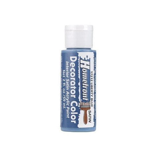 Pintura para interiores Homefront Liberty Blue Satin de 59 ml