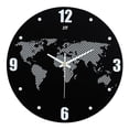 thumbnail image 1 of Mapa del mundo Reloj de pared Sala de estar Cocina Decoración de oficina Reloj redondo grande para colgar en la pared Scienceny JJ24899-00B, 1 of 6