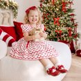 thumbnail image 2 of DREAM PAIRS Toddler Girls Mary Jane Flats, Wide Fit Black Dress Shoes with Cushioned Insole, Adjustable Hook & Loop Strap, Comfortable Non-Slip Uniform Shoes for Little Kids, 2 of 7
