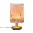 thumbnail image 2 of Desk Lamp Bedside Lamp 5.12x9.7In LED Lamp With USB Charging Interface For Bedroom Living Room Office Study Stylish Decoration Pink Butterflies and Red Flowers, 2 of 7