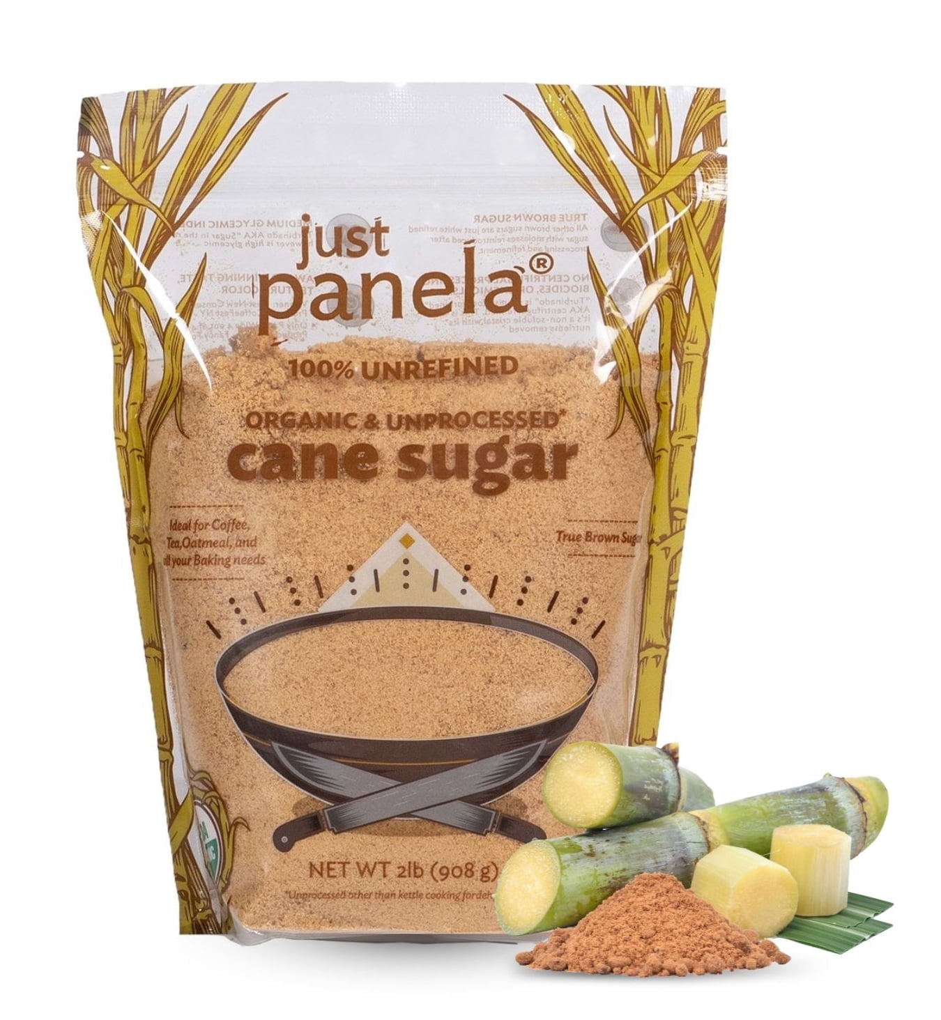 Zulka Pure Cane Sugar, 8 lb, Great for Baking and Beverages