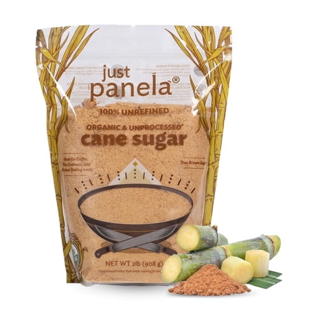 2LB Bag - 100% Unrefined, Unprocessed, Organic Certified Panela Cane Sugar