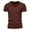 Brown, variant on JTieacloth Big And Tall T Shirts Men's Fashion Casual Solid Color Short Sleeve T Shirt Tops