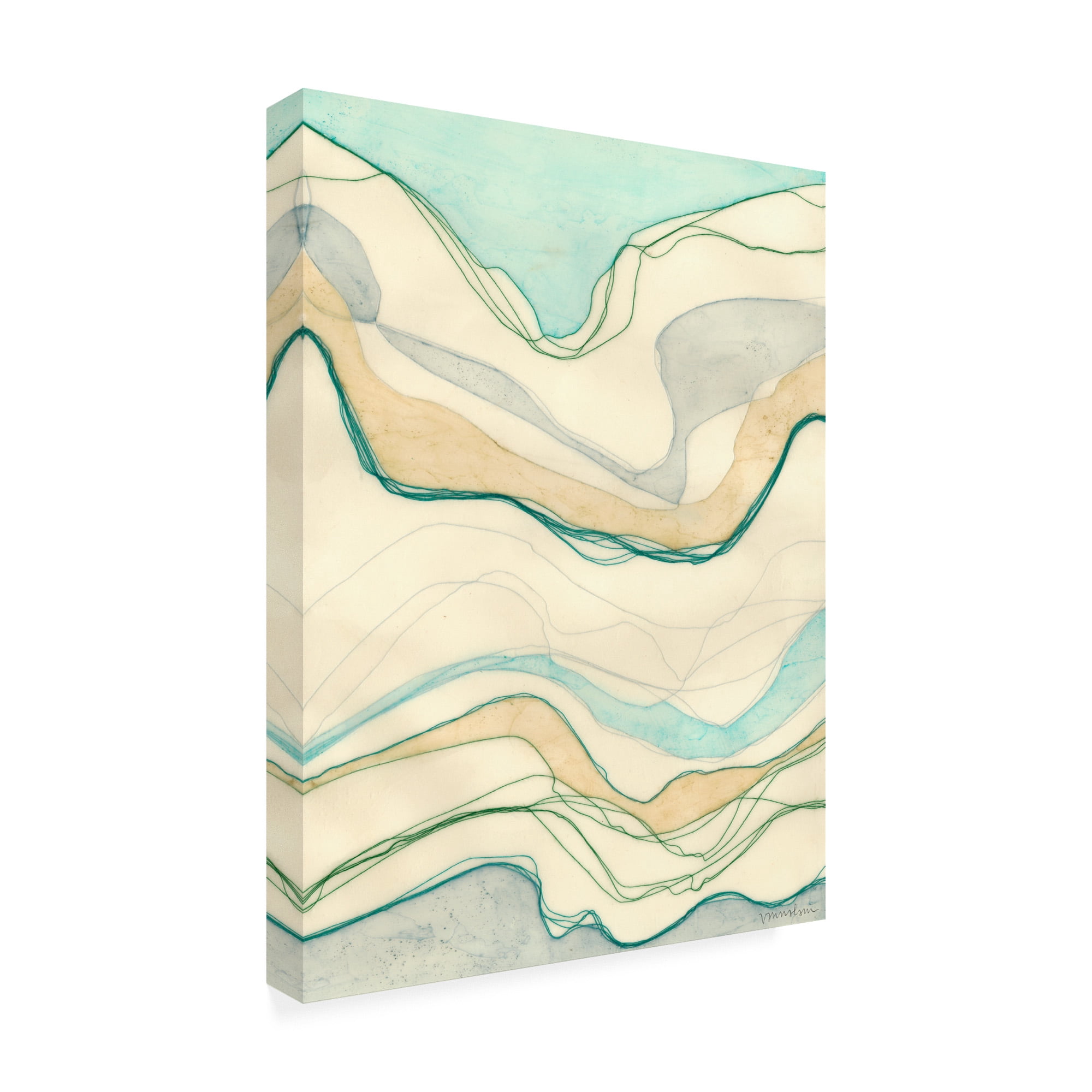 Trademark Fine Art 'Ocean Cascade I' Canvas Art by Vanna Lam